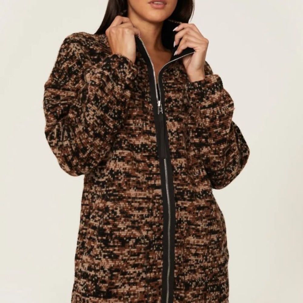 Varley Romar Women's Brown Patterned Jacket - Large